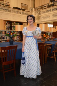 Fashion and Textile Conservator Isabella Moritz: DAR Museum second annual Women’s History Costume Party. (credit Anthony C. Hayes)