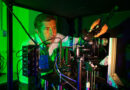Quantum physicist Ronald Walsworth in his laboratory
