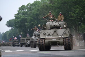 Military vehicles: U.S. Soldiers participate in the Army’s 250th Birthday Parade in Washington, D.C., June 14, 2025. (U.S. Army photo by Laura Buchta)
