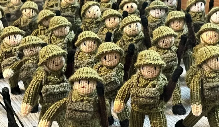 The Longest Yarn: Marching Soldiers by Jenny Shepperd & Diana Peacock (credit Heather C. Gibbs)