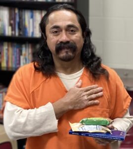 Bringing Hope to Incarcerated Individuals: Photos provided by Good News Global of inmates receiving Hope Packs in 2025.