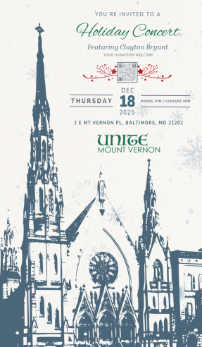 UNITE Mount Vernon concert poster