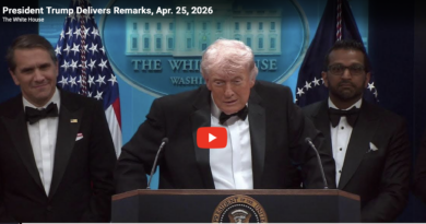 President Trump delivers remarks after gunman fires shots at White House Correspondents’ Dinner