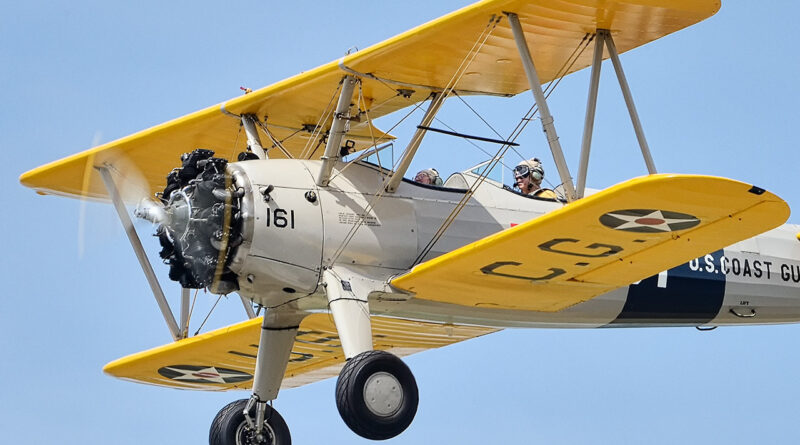 Warbird ride on a PT-17 Stearman bi-plane: courtesy Capital Wing Commemorative Air Force