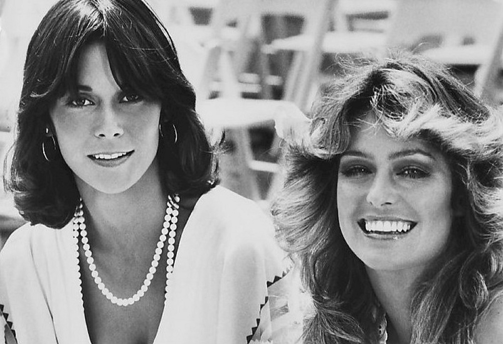 Dark Shadows, Charlie's Angels: Kate Jackson and Farah Fawcett. (Public Domian)
