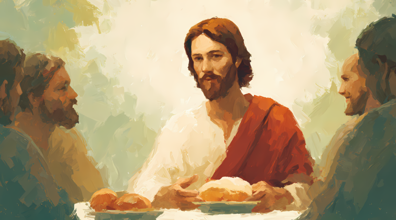 fellowship, Jesus, God, breaking bread: Image by Chil Vera from Pixabay