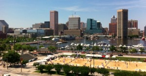 Connect the Inner Harbor with the Baltimore Beach Volleyball. (Courtesy)
