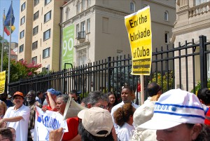 Lithuanian Embassy with it’s banner proclaiming, “Embassy of Freedom: 90 Years.”