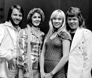 Momma Mia! is a hit by the group ABBA - Benny Andersson, Anni-Frid Synni Lyngstad, Agnetha Fältskog and Björn Ulvaeus 