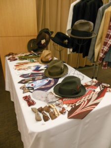 Wearable artifacts from the days when men regularly donned hats and ties. (Anthony C. Hayes)