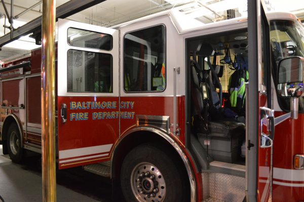 Baltimore City Fire Department Station 45 engine. (credit Anthony C. Hayes)