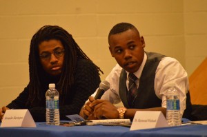 Baltimore City College students Logan Young and Alexander Harrington (Anthony C. Hayes) 