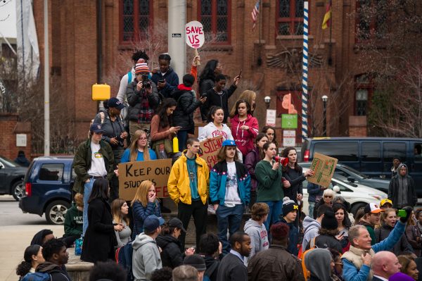 Baltimore Gun Violence Protest March 6, 2018. (credit Michael Jordan BPE)