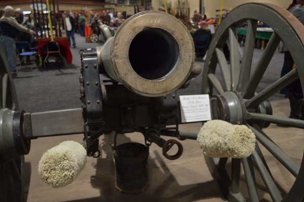 A canon at the Baltimore Antique Arms Show 2018. (Anthony C. Hayes)