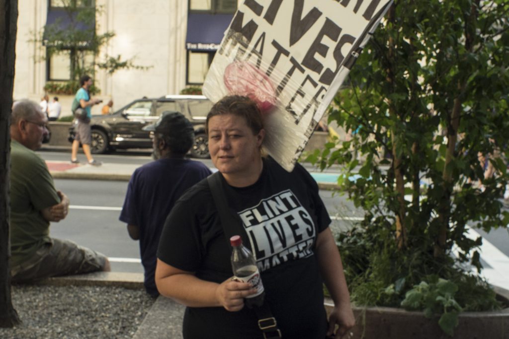 Taking a page out of the Black Lives Matter movement, Flint Lives Matter protest takes place in Cleveland outside of the GOP convention/Doug Christian/Baltimore Post-Examiner