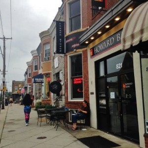 Common Ground's very "Baltimore" exterior, on The Avenue in Hampden (Lauren Molander)