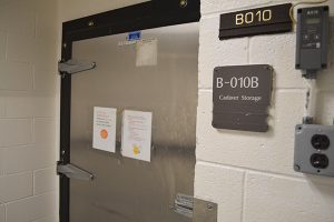 Outside shot of the cadaver room at the University of Maryland School of Medicine, April 5, 2016. Capital News Service Photo by Leo Traub