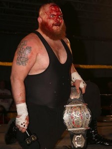 Tremont was a bloody mess following his victory in a rare Taipei Deathmatch. (Lyle C. Williams)