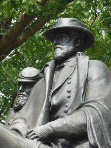 The Lee/Jackson Monument in Wyman Park. (Anthony C. Hayes)