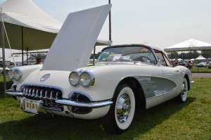 A 1960 Corvette in Ermine White. (Anthony C. Hayes)
