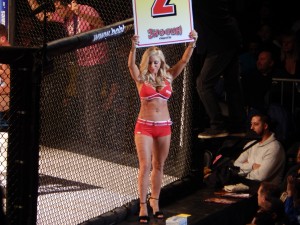 It wouldn't be Shongun Fights without hot ring card girls. (Jon Gallo)