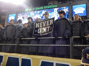 Army's students never gave up hope on a day where the Black Knights lost to the Midshipmen for the 13th straight time. (Jon Gallo)