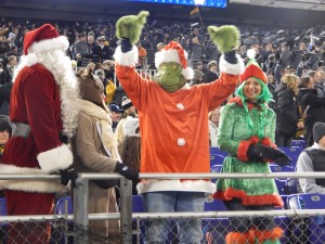Would it be an Army-Navy Game without the Grinch in the stands at M&T Bank Stadium? (Jon Gallo)