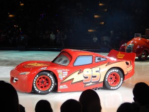 Lightning McQueen and his Cars' friends were a welcome addition to Disney On Ice presents Worlds of Fantasy. (Jon Gallo)