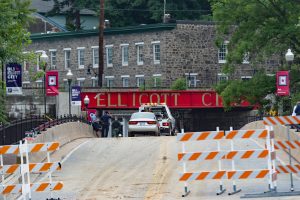 May 28, 2018, Ellicott City, Md. - Aftermath of the May 27th storm that produced over 8 inches of rainfall in a very short period of time across Howard County. The downpour caused massive flooding through Ellicott City devastating Main Street homes and business. This flood is reminiscent of the 2016 flood from which the community still haven't fully recovered. (Mike Jordan / BPE)