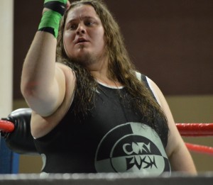 EWA heavyweight wrestler Cory Bush. (Anthony C. Hayes)