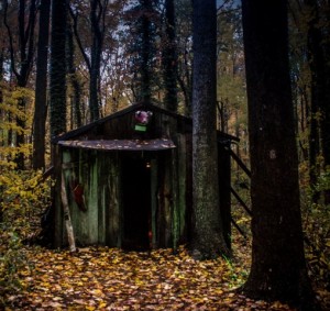 What ghoulish figures await us inside this creepy shack? (Jessica Lynn Dotson)