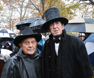 Henry Shaw and Robert F. Costello at the Albert Woolston Memorial for the 2017 Gettysburg Remembrance Day. (Anthony C. Hayes)