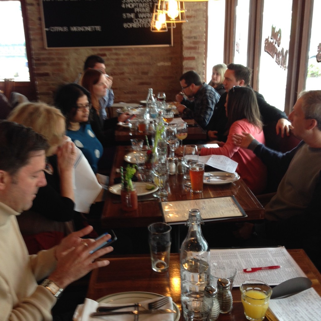 Customers enjoying lunch. (Courtesy Photo)