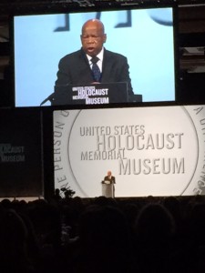 John Lewis speaks to a packed crowd in his honor in Washington D.C.