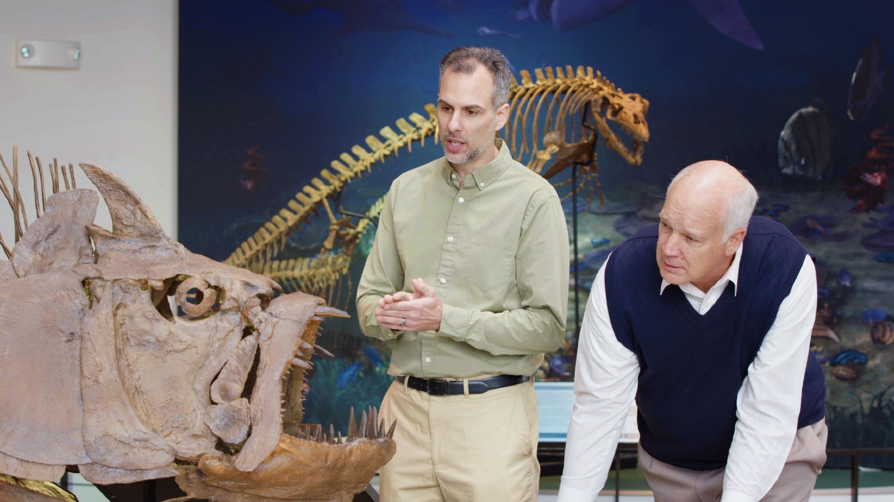 Is Genesis History: Paleontologist Marcus Ross and Dr. Del Tackett.