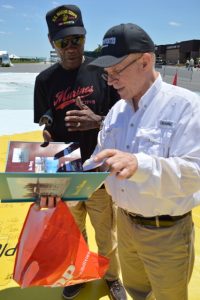 Vietnam veterans David Hollingsworth and Richard Meyers.