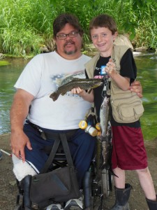 Derby participant Bob and his nephew Cody. (Anthony C. Hayes)