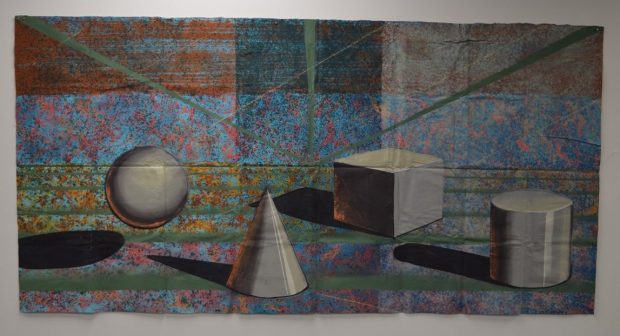 "Textural Planes" (Haley Horton - Acrylic on canvas) is featured at The Renewal Show by Luvs Art Project.