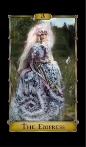 Juli Moon as the Empress for the Magical Realism Tarot deck.