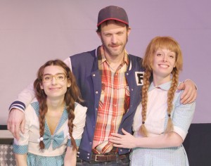 Madison Coan, Rjyan and Carly J. Bales in a family portrait. (Courtesy Annex Theatre) 