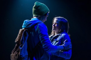 Matthew Rodin and Kally Durling share a quiet moment before the madness. (Richard Anderson)