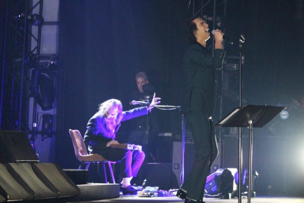 Warren Ellis and Nick Cave: Nick Cave and The Bad Seeds tour at The Anthem in Washington, D.C. Oct 25, 2018 credit Todd Welsh