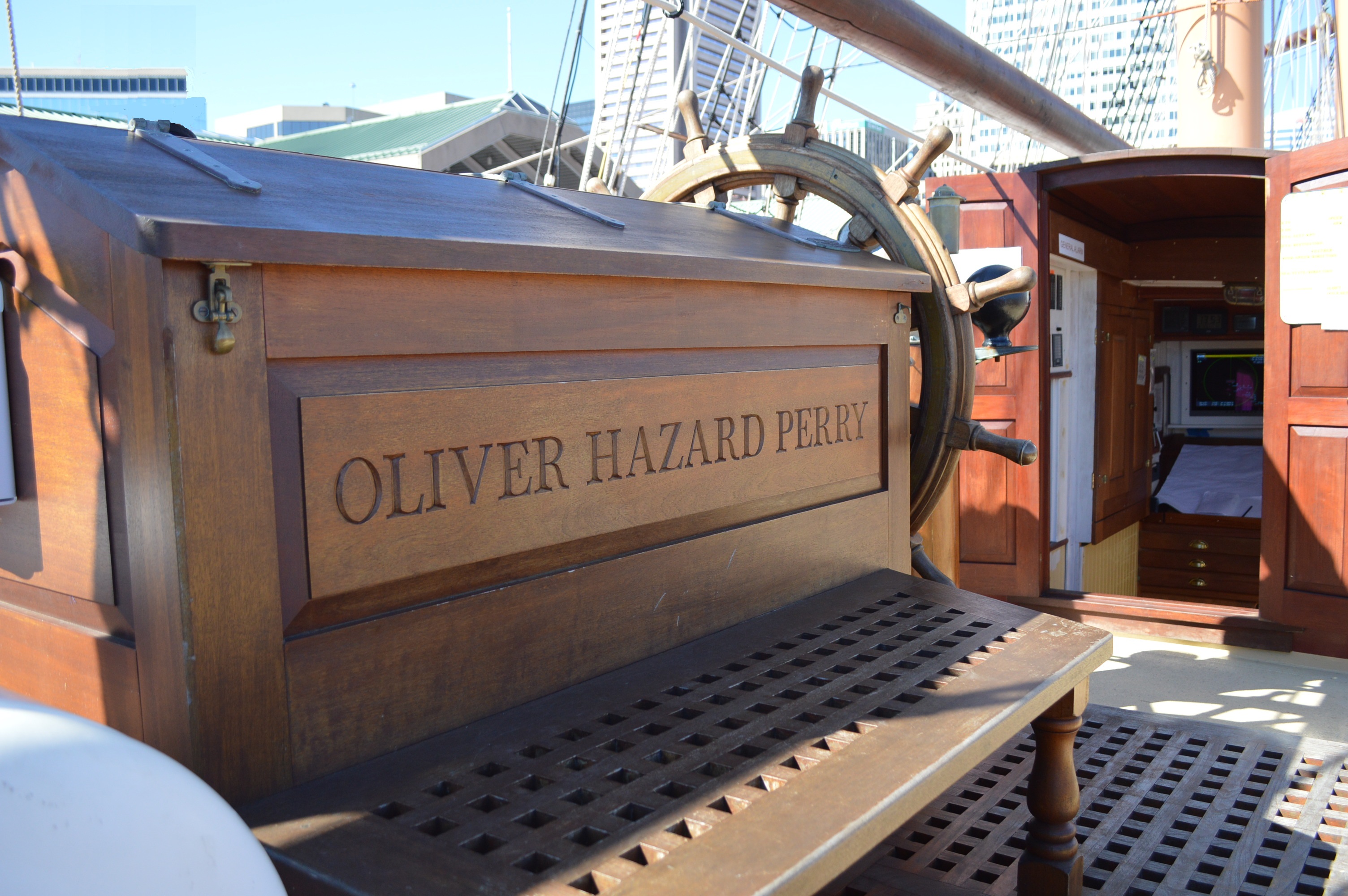 The Oliver Hazard Perry paid a visit to Baltimore in March 2018. credit Anthony C. Hayes