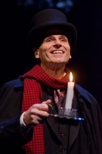 Paul Morella in Olney Theatre Center's production of A CHRISTMAS CAROL: A GHOST STORY OF CHRISTMAS. (Photo: Stan Barouh)