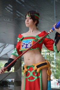 Julie Maxwell cosplaying Seong Mi-na from Soulcalibur. (Anthony C. Hayes)