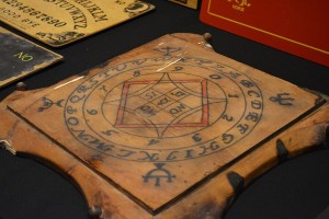 Ouija board from the collection of Robert Murch. (Rebecca Smith)