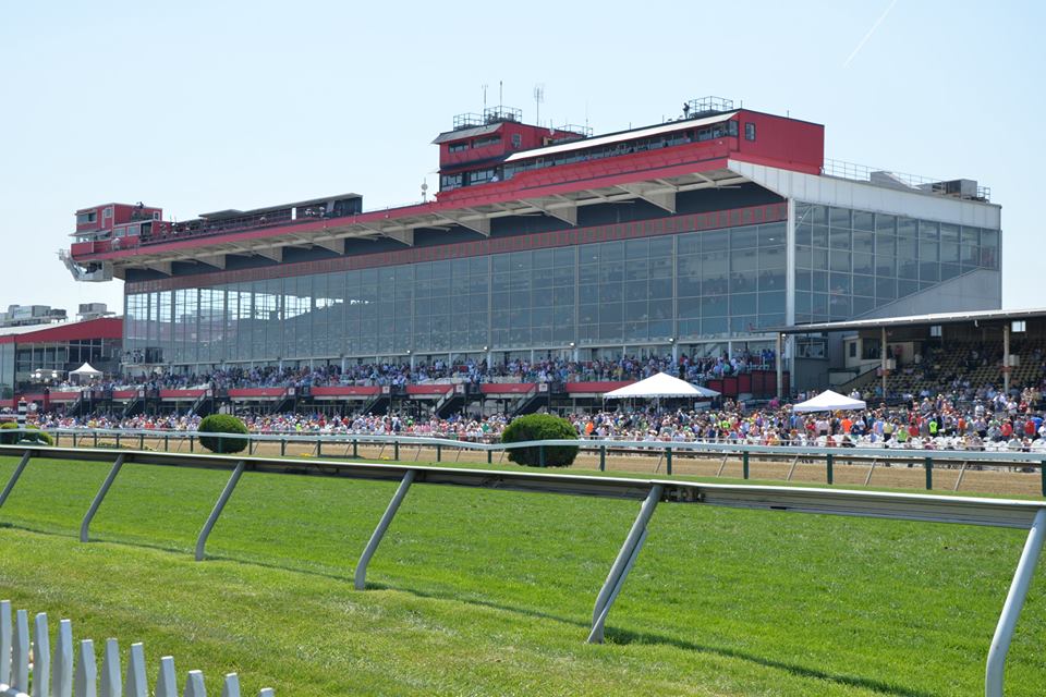The grandstands at Pimlico. (Justus Heger)