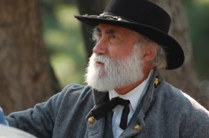 Living historian Frank Orlando as Robert E. Lee. (courtesy)