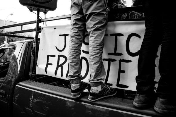 Freddie Gray protesters. (Sean Scheidt)