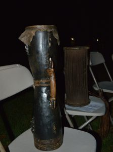 Drums used in a Selichot drum circle in Baltimore, Maryland credit Anthony C. Hayes